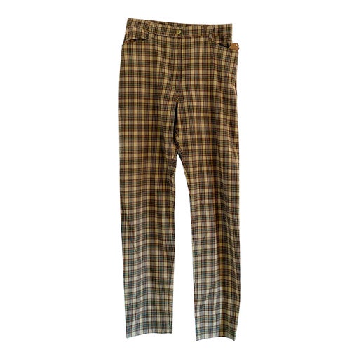 Checked pants