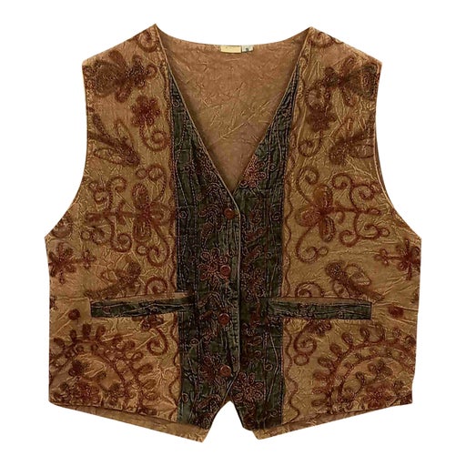 Sleeveless cotton vest