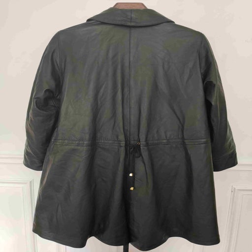 Parka en cuir 