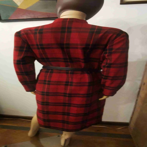 Long wool dress
