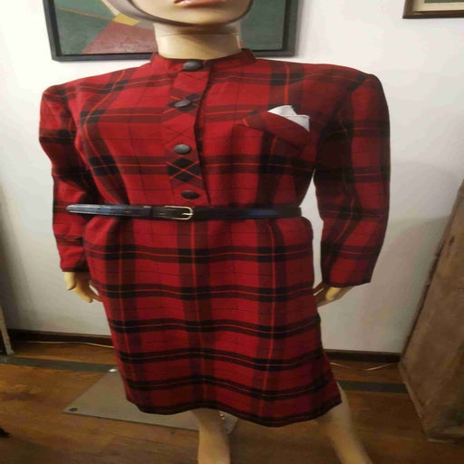 Long wool dress