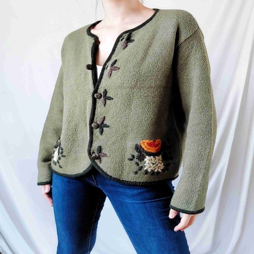 Embroidered cardigan