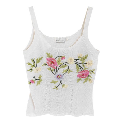 Embroidered camisole