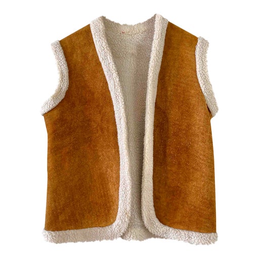 Shearling vest