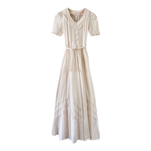 Robe brodée 70’s