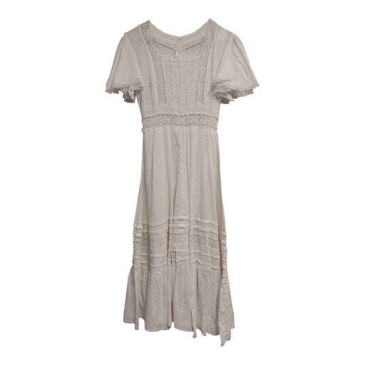 Robe longue à volants