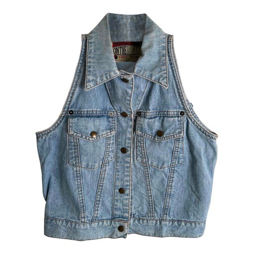 Denim crop top