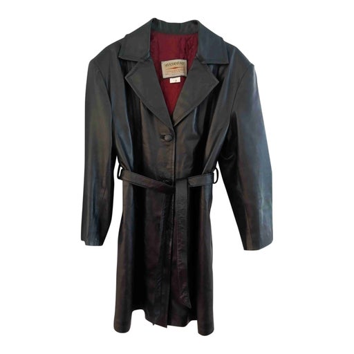Trench en cuir