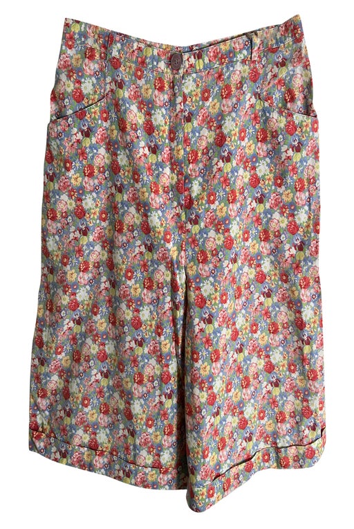 Floral Bermuda shorts