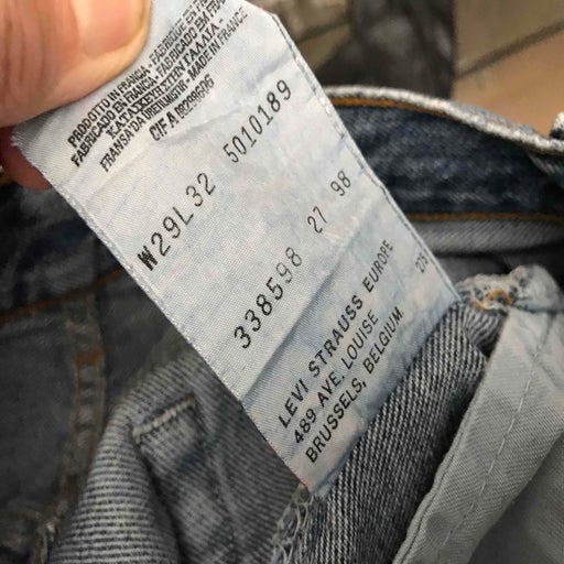 Levi's 501 W29L32 jeans