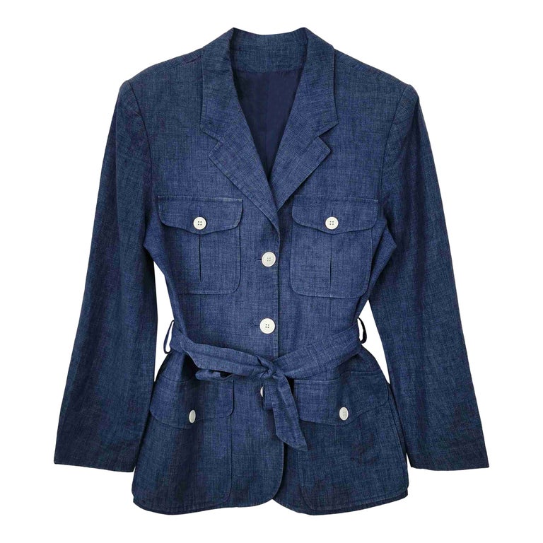 Linen safari jacket