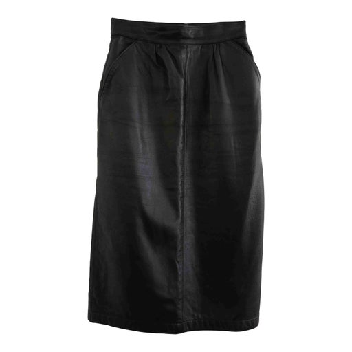 Jupe crayon en cuir
