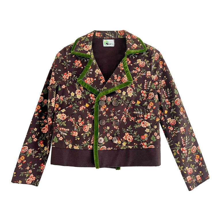 Veste à fleurs