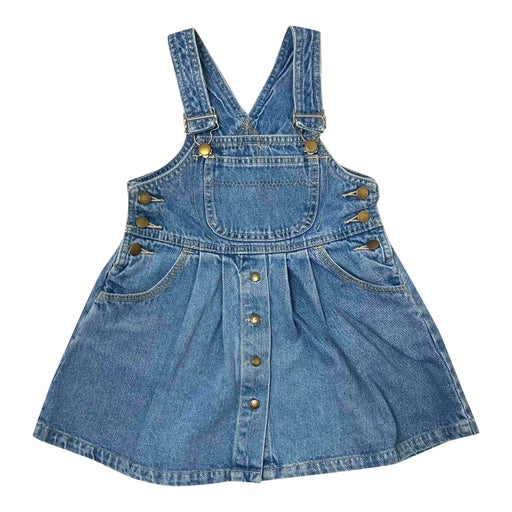 Robe salopette en jean