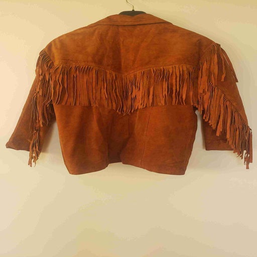 Fringed suede jacket