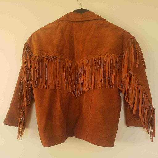 Fringed suede jacket