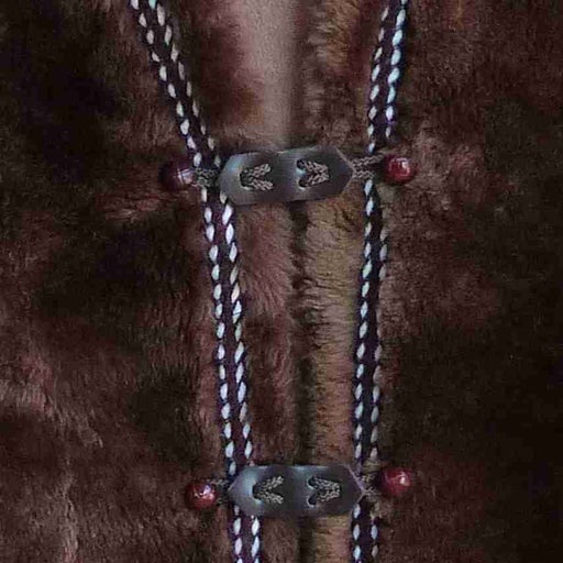 Golden sheepskin vest