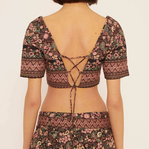 Antik Batik short bib