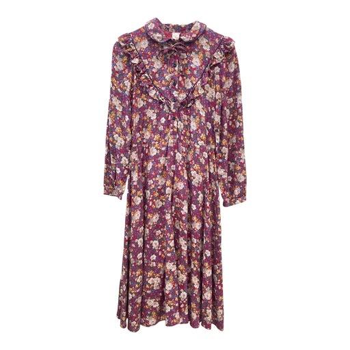 Robe longue à fleurs