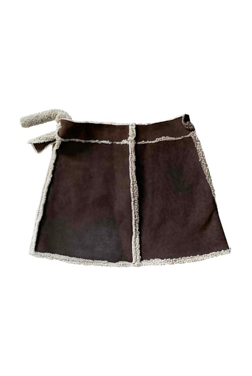 Shearling skirt