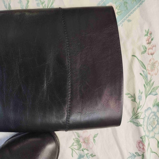 Leather boots