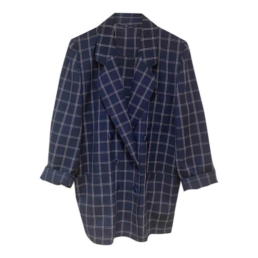 Blazer à carreaux