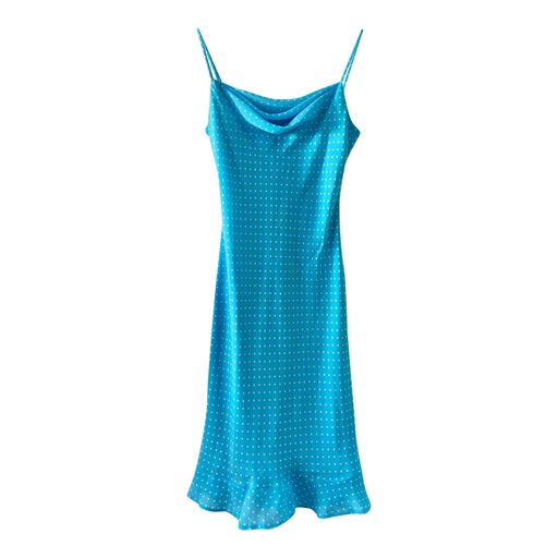 Polka dot slip dress