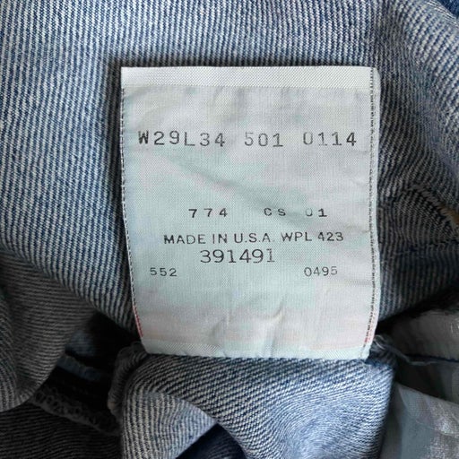 Levi's 501 W28L34 jeans