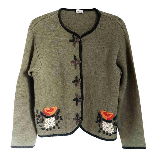 Embroidered cardigan