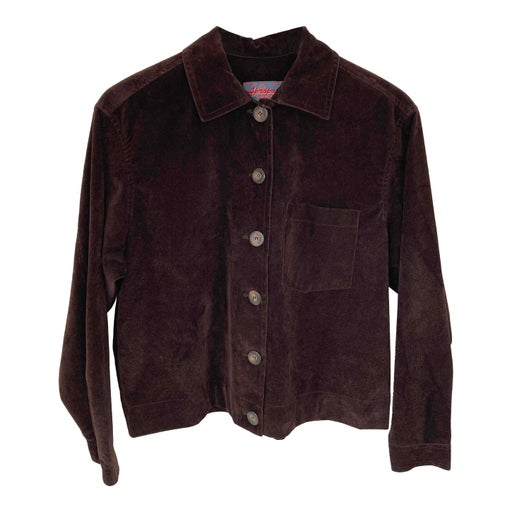 Short velvet jacket