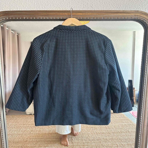 Houndstooth blazer