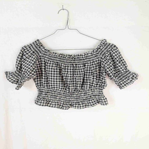 Gingham crop top