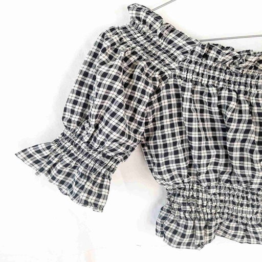 Gingham crop top
