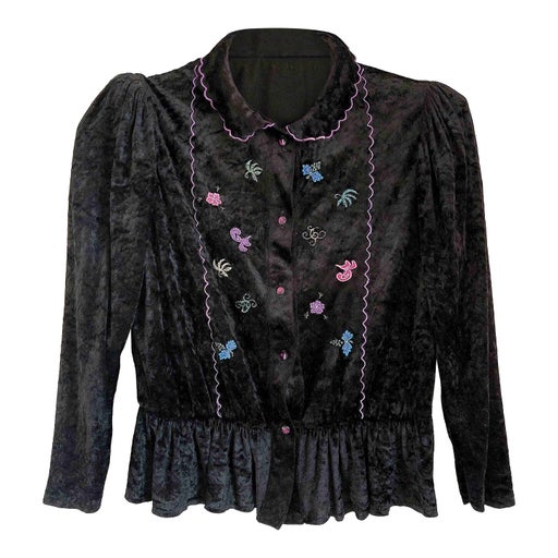 Velvet blouse