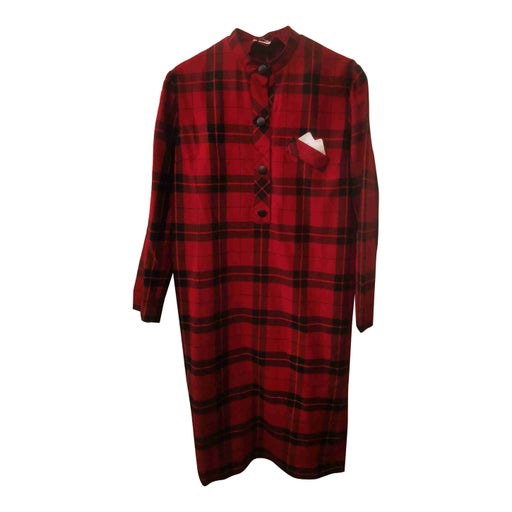 Long wool dress