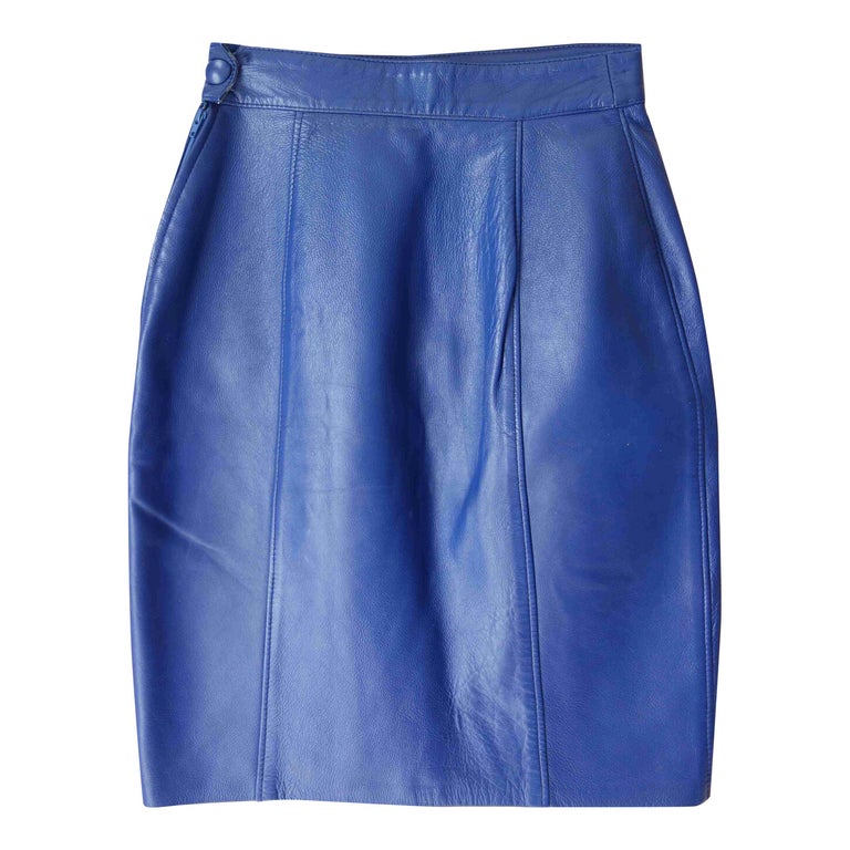 Leather skirt
