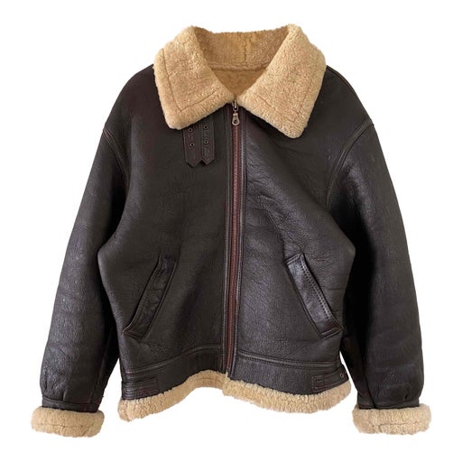 Shearling bomber