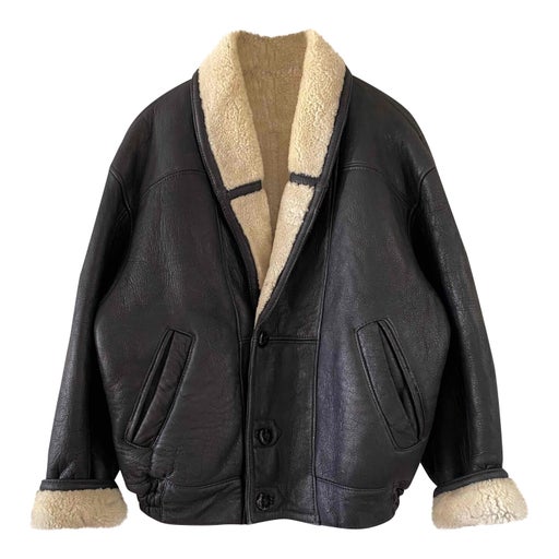Shearling bomber