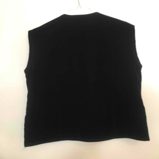 Quilted velvet vest