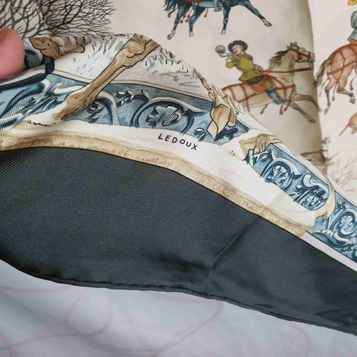 Hermès silk scarf