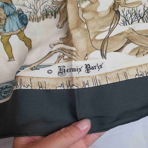 Hermès silk scarf