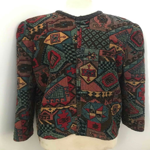 Quilted velvet jacket
