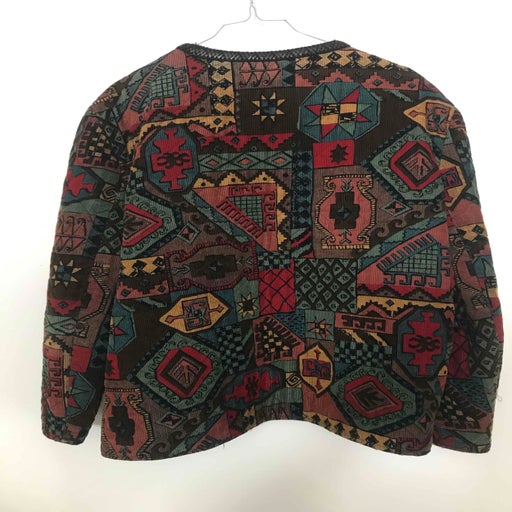 Quilted velvet jacket
