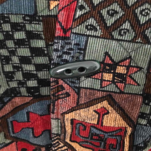Quilted velvet jacket