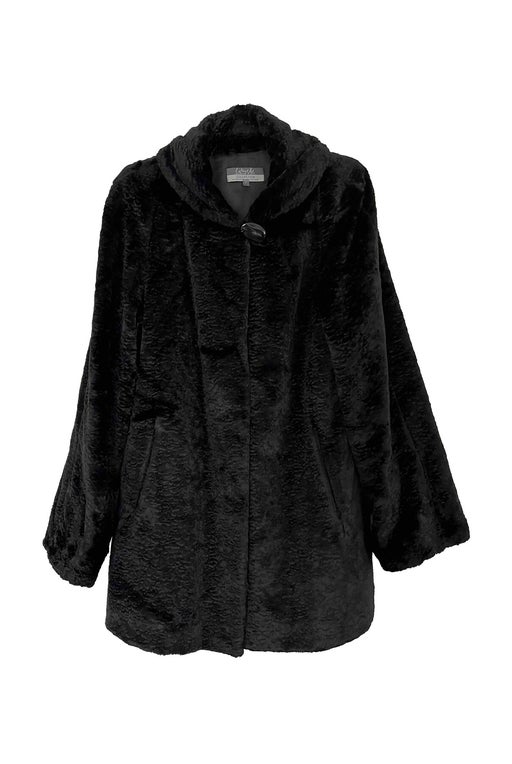 Faux fur coat