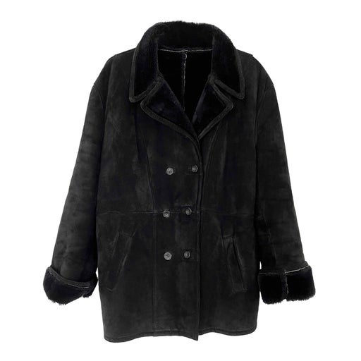 Manteau en peau lainée