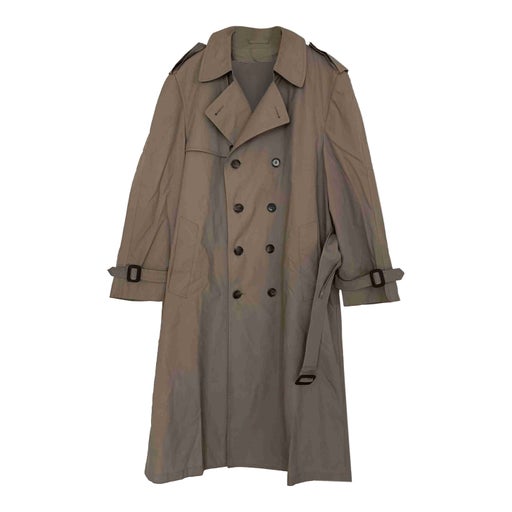 Beige trench coat