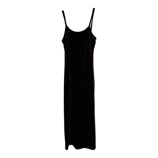 Robe longue en velours
