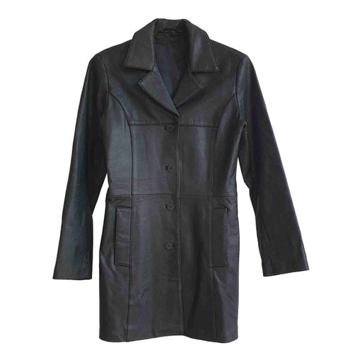 Leather coat