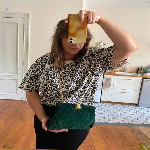 Suede bag